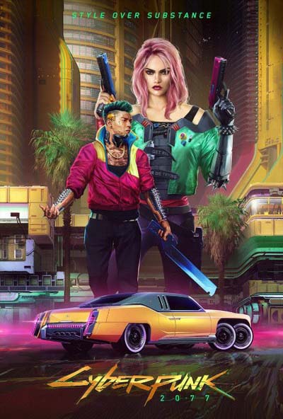 Cyberpunk 2077 (2020) постер