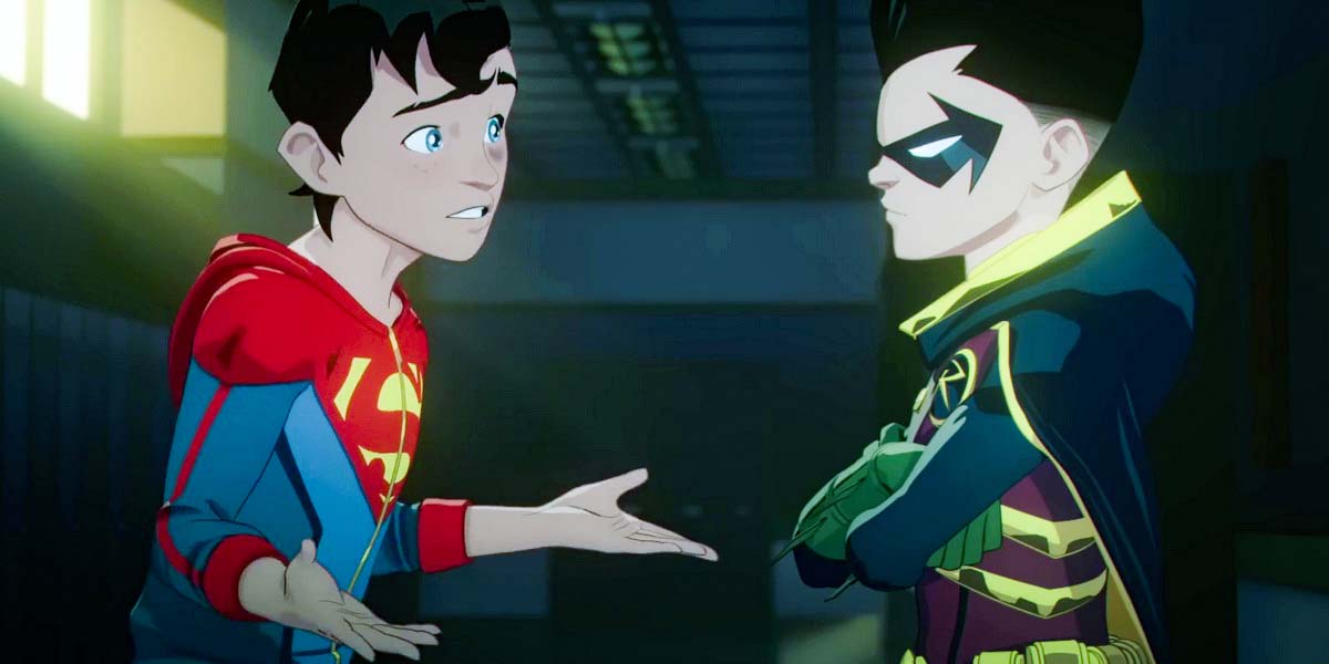 Мультфильм "Бэтмен и Супермен: Битва супер сынов" (2022) Постер